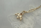 S925 Silver Plated 14K Gold French Minimalist Necklace