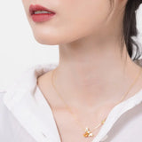 Original Design 14K Gold Plated Bee Necklace