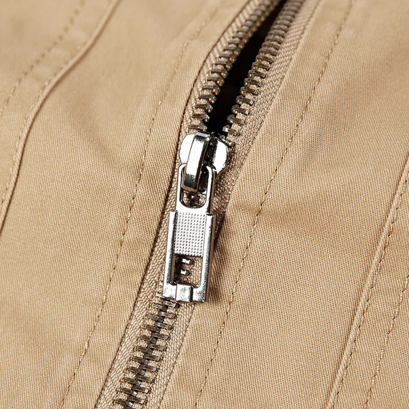 Men's Slim Fit Cotton Casual Baseball Jacket