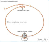 Pulsera con diamantes y piedra lunar bañada en oro