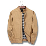 Men's Slim Fit Cotton Casual Baseball Jacket